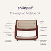 SnuzPod 5 Bedside Crib - Rouge