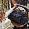 Finnson Freya Eco Oversized stroller organiser with stroller clips - Black