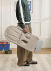 Babybjorn Begin Bouncer Brushed Woven Sand Grey