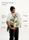 Babybjorn Hold Carrier Brushed Woven Sand Grey
