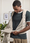 Babybjorn Hold Carrier Brushed Woven Sand Grey