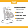 Joie SERINA Swivel - Elephant Duo