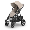 Uppababy Vista V3 Stroller Ada - Sandstone Melange - Carbon Frame/Chestnut Leather