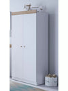 Little Acorn Burlington Wardrobe White/Oak