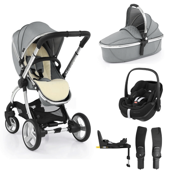 Grey egg pram best sale