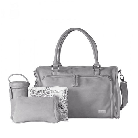 Isoki double sales zip satchel