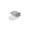 BabyElegance 2pk Pram/Crib Cellular blanket grey/white