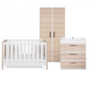 SilverCross Finchley 3 Piece Furniture set with CotBed, Dresser & Wardrobe